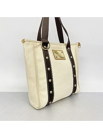 Louis Vuitton Louis Vuitton Antigua Cabas MM Tote Bag M40036 Ecru (Women's) (view 2)