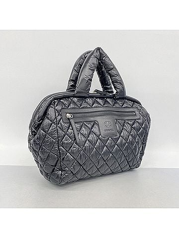 Chanel Chanel Coco Cocoon Nylon Handbag, Black, Women's (view 2)