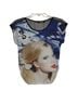 Runway Paris 100% Polyester Blue Black T-Shirt Size M - photo 1