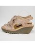 FLY London Pink Gold Wedges Size 8 - photo 4