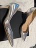 J.Crew Silver Heels Size 8 - photo 6
