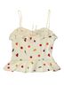 STAUD 100% Cotton Floral White Sleeveless Blouse Size M - photo 2