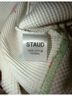 STAUD 100% Cotton Floral White Sleeveless Blouse Size M - photo 4