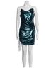 Cinq à Sept Teal Cocktail Dress Size 6 - photo 1