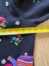 Michael Simon Floral Black Multi Color Cardigan Size M - photo 5
