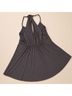 Express Solid Gray Black Sleeveless Blouse Size S - photo 10
