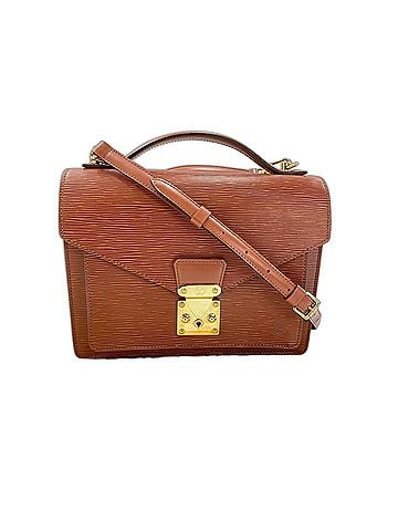 Louis Vuitton Louis Vuitton Epi Monceau handbag, brown. (view 1)