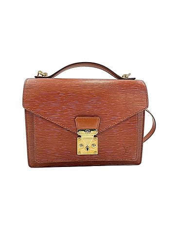 Louis Vuitton Louis Vuitton Epi Monceau handbag, brown. (view 2)