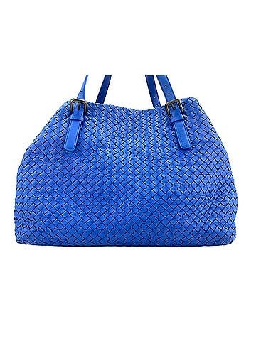 Bottega Veneta BOTTEGA VENETA Leather Handbag, Blue (view 1)
