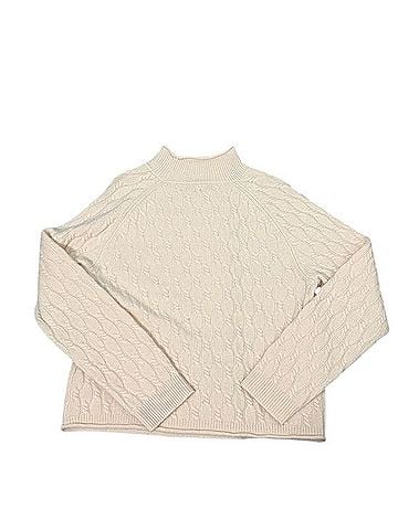 J. Crew x Dauphinette Cashmere shrunken cable-knit Rollneck sweater Cashmere Pullover Sweater (view 2)