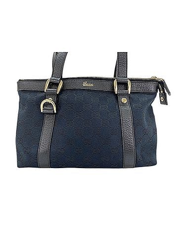 Gucci Gucci GG Canvas Handbag, Navy (view 2)