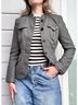 Banana Republic 100% Wool Gray Blazer Size 10 - photo 6