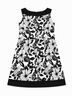 Nannette Floral Black White Casual Dress Size 6 - photo 3