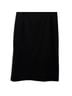 Express Solid Black Formal Skirt Size 8 - photo 1