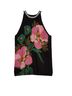 Daniel Rainn Floral Black Pink Green Orange Sleeveless Top Size XL - photo 2