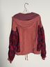 Free People Paisley Red Blue Pink Jacket Size XS - photo 7