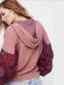 Free People Paisley Red Blue Pink Jacket Size XS - photo 4