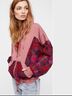Free People Paisley Red Blue Pink Jacket Size XS - photo 3