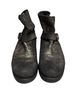 FRYE 100% Leather Black Gold Ankle Boots Size 9 1/2 - photo 2