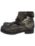 FRYE 100% Leather Black Gold Ankle Boots Size 9 1/2 - photo 3