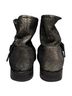 FRYE 100% Leather Black Gold Ankle Boots Size 9 1/2 - photo 4
