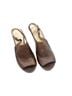 Coach Brown Wedges Size 7 1/2 - photo 1