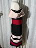 Venus Color Block Black Pink Red Cocktail Dress Size S - photo 10