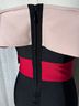 Venus Color Block Black Pink Red Cocktail Dress Size S - photo 9
