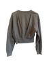 3.1 Phillip Lim 100% Cotton Solid Gray Sweatshirt Size S - photo 2