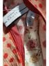 Anthropologie Polka Dots Floral Red Multi Color Poncho One size - photo 4