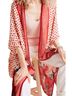 Anthropologie Polka Dots Floral Red Multi Color Poncho One size - photo 1