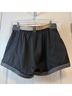 Jordan 100% Polyester Black Gray Athletic Shorts Size L - photo 3