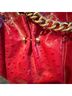 Charles David 100% Calf Leather Solid Red Leather Messenger One size - photo 5