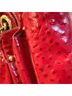 Charles David 100% Calf Leather Solid Red Leather Messenger One size - photo 3