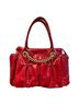 Charles David 100% Calf Leather Solid Red Leather Messenger One size - photo 1