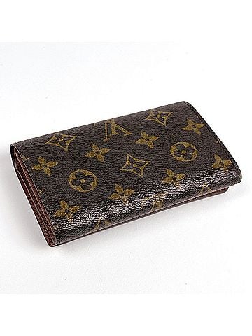 Louis Vuitton Louis Vuitton Portefeuille Trésor Bi-fold Wallet, Monogram Brown, M61736, Women's (view 2)