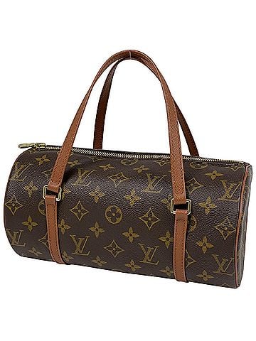Louis Vuitton Louis Vuitton Papillon 26 Cylindrical Handbag (Older Model) Monogram Brown M51366 Women's (view 1)