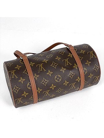 Louis Vuitton Louis Vuitton Papillon 26 Cylindrical Handbag (Older Model) Monogram Brown M51366 Women's (view 2)