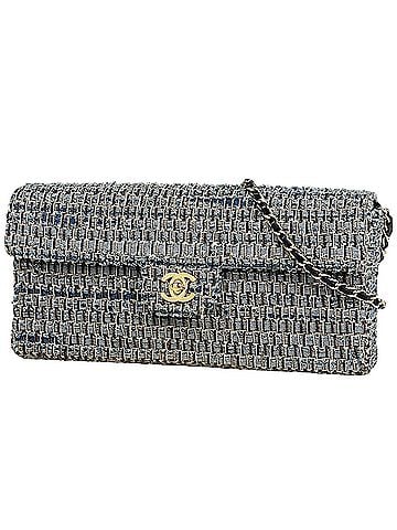 Chanel Chanel Coco Mark Chain Shoulder Bag, Denim Fabric, Blue, Women's (view 1)
