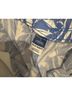 Old Navy 100% Linen Floral Blue White Casual Pants Size L - photo 2