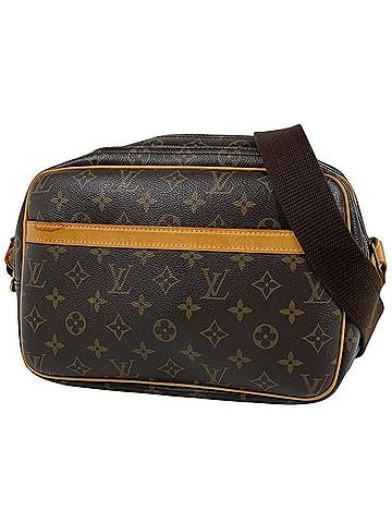 Louis Vuitton Louis Vuitton Reporter PM Crossbody Shoulder Bag, Monogram Brown, M45254, Women's (view 1)