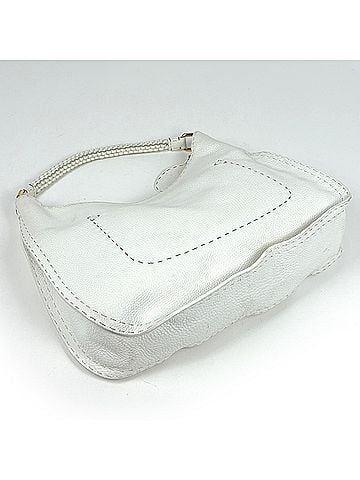 Fendi Fendi Selleria Shoulder Bag, Leather, White, 8BR582, Women's (view 2)