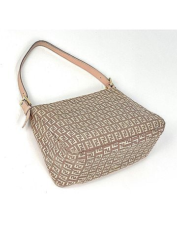 Fendi Fendi Zucchino Pattern Shoulder Bag Handbag One-Shoulder Mamma Baguette Canvas Pink 8BR001 Women's (view 2)