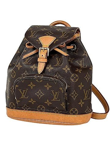 Louis Vuitton Louis Vuitton Mini Montsouris Backpack Daypack Rucksack Monogram Brown M51137 Women's (view 1)