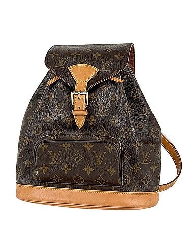 Louis Vuitton Louis Vuitton Montsouris MM Backpack Daypack Rucksack Monogram Brown M51136 Women's (view 1)