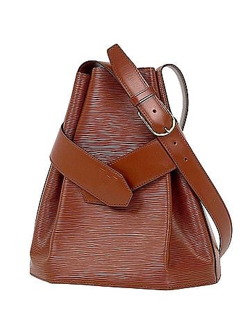 Louis Vuitton Louis Vuitton Sac Depaule Shoulder Bag, Epi Leather, Kenya Brown, M80203, Women's (view 1)