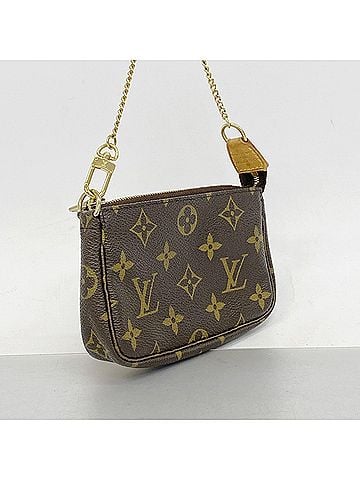 Louis Vuitton Louis Vuitton Monogram Mini Pochette Accessoires M58009 Brown Women's Bag/Pouch (view 2)
