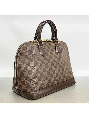 Louis Vuitton Louis Vuitton Damier Alma Handbag N51131 Ebene Women's (view 2)