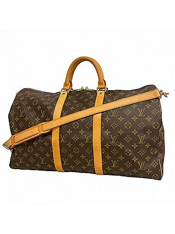 Louis Vuitton Louis Vuitton Bags - Boston Monogram Keepall Bandoulière 50 M41416 Brown Men's &amp; Women's (view 1)