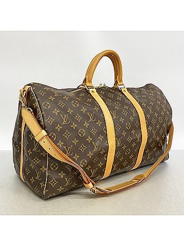 Louis Vuitton Louis Vuitton Bags - Boston Monogram Keepall Bandoulière 50 M41416 Brown Men's &amp; Women's (view 2)